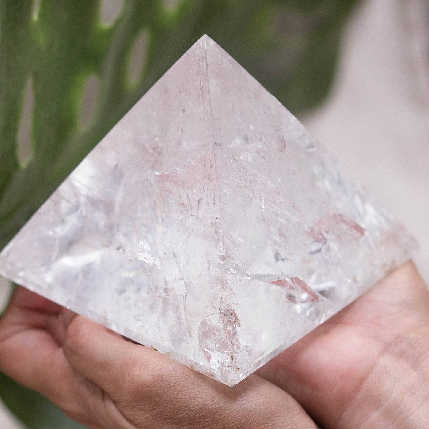 Rare Clear Quartz Pyramid - 1 of a Kind - AAA Premium Quality