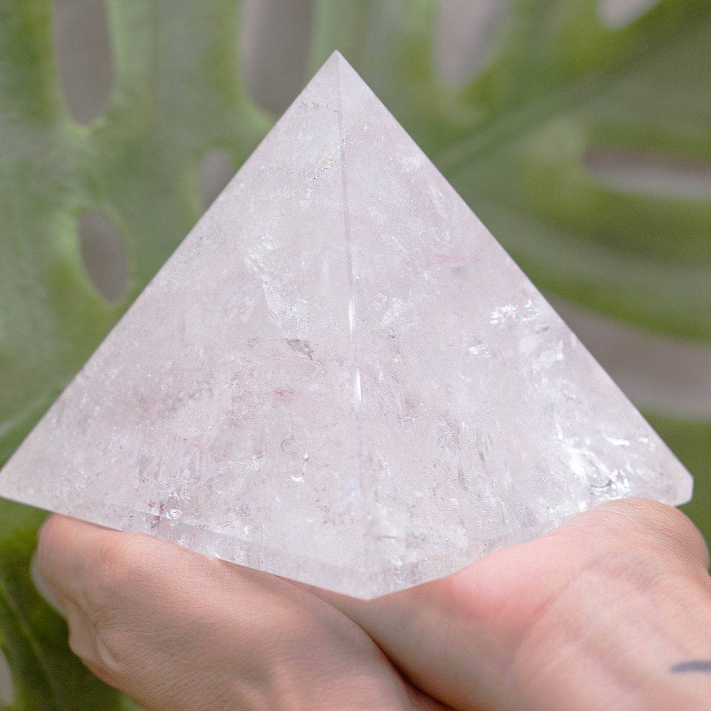 Rare Clear Quartz Pyramid - 1 of a Kind - AAA Premium Quality