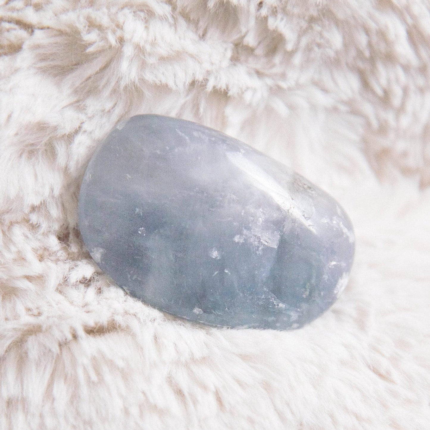 Celestine Palm Stones - AAA Premium Quality