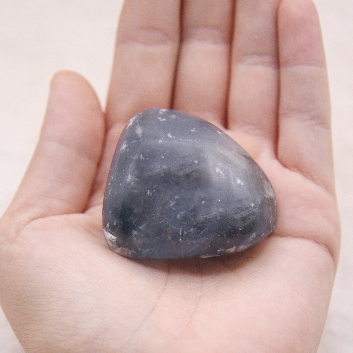 Celestine Palm Stones - AAA Premium Quality