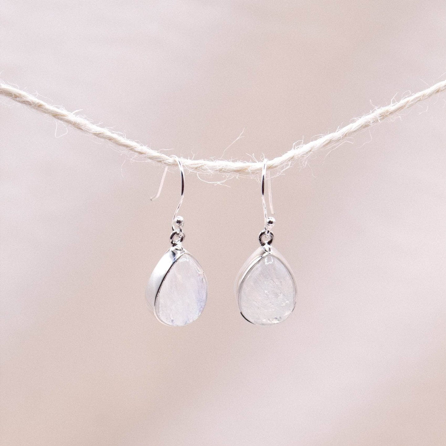 Moonstone Teardrop Earring
