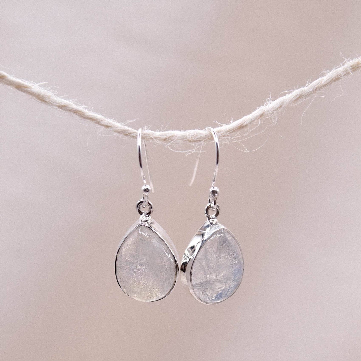 Moonstone Teardrop Earring