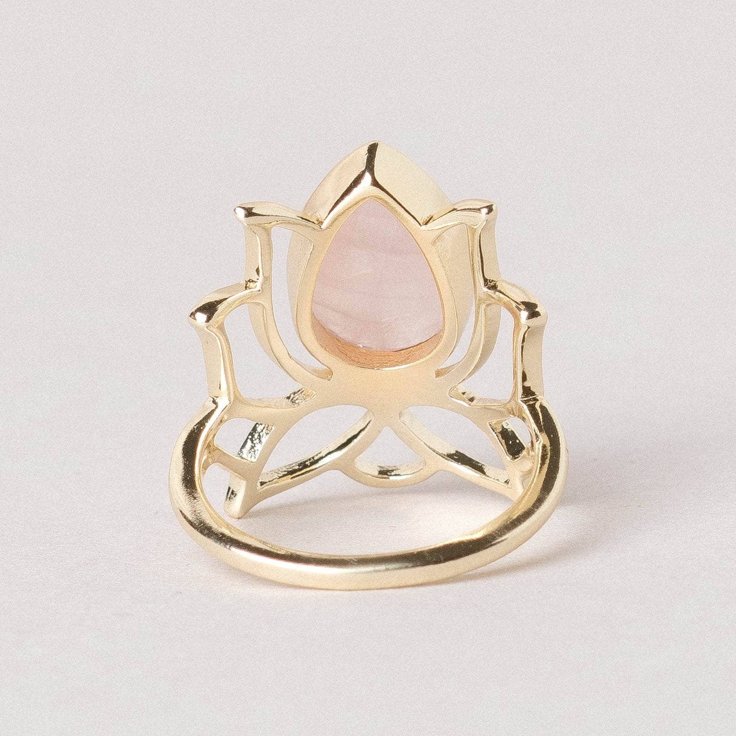 Lotus Gemstone Ring