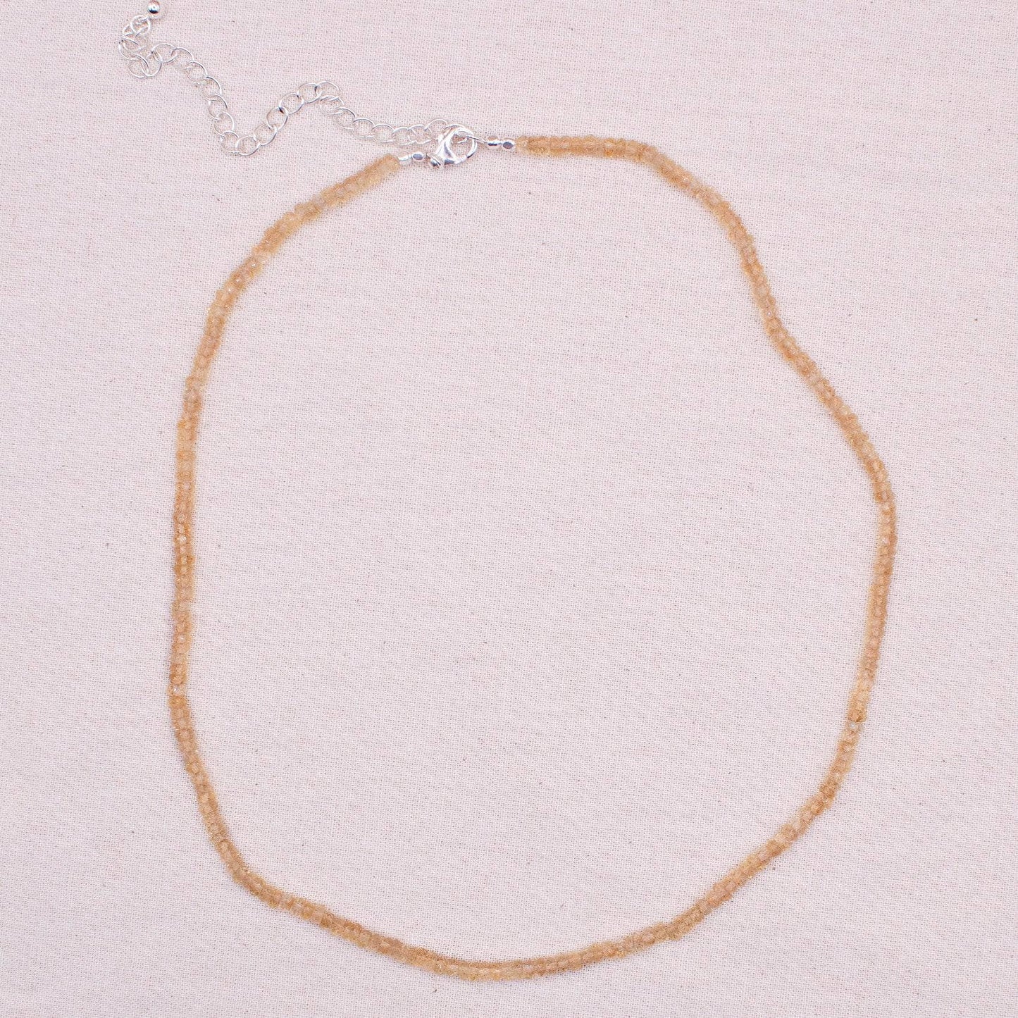 Citrine Single or Double Strand Bead Necklace