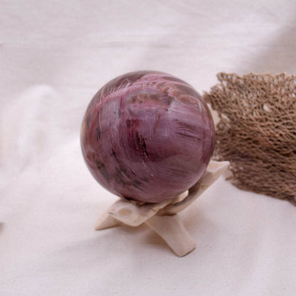 Petrified Wood Sphere - AAA Premium Quality