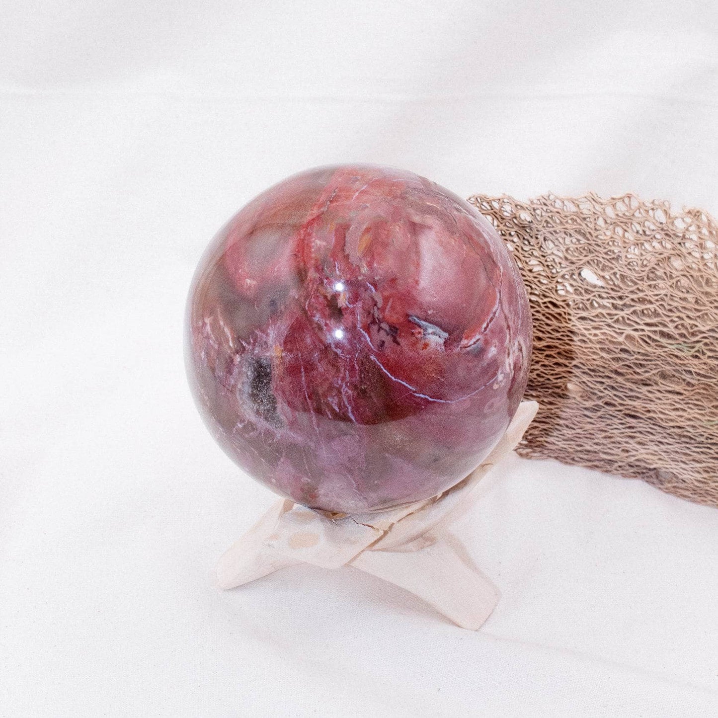 Petrified Wood Sphere - AAA Premium Quality