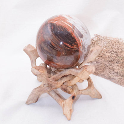 Petrified Wood Sphere - AAA Premium Quality