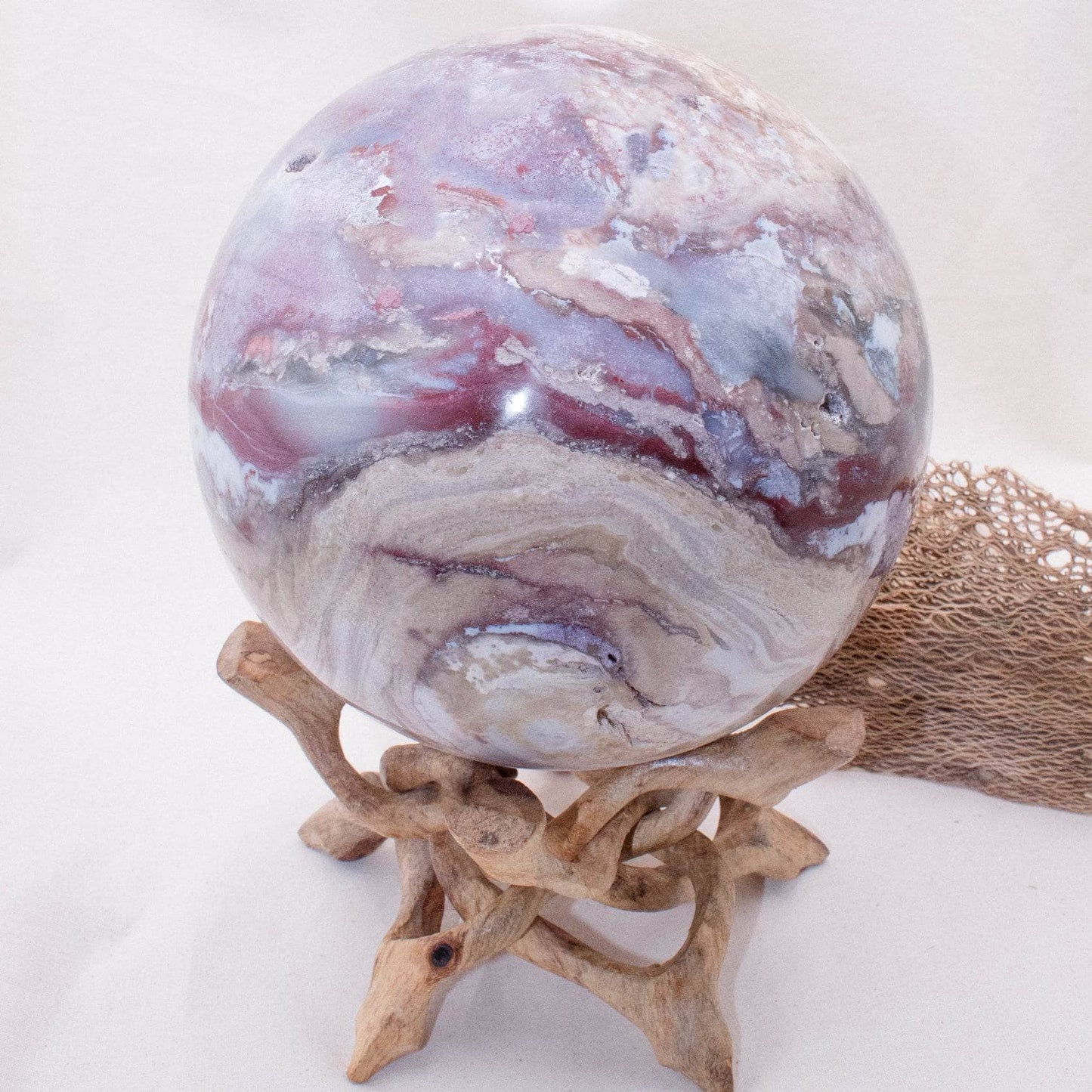 Petrified Wood Sphere - AAA Premium Quality