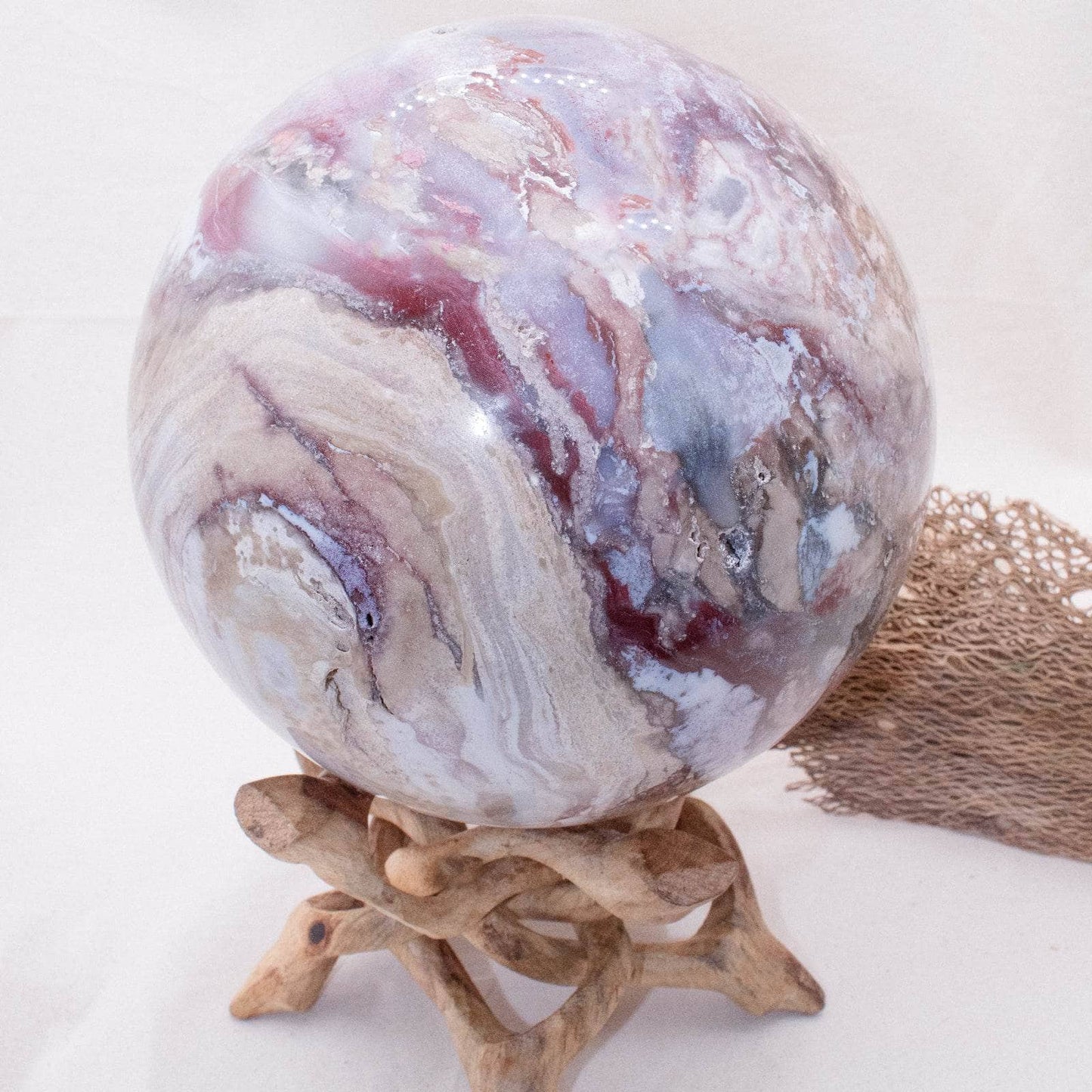 Petrified Wood Sphere - AAA Premium Quality