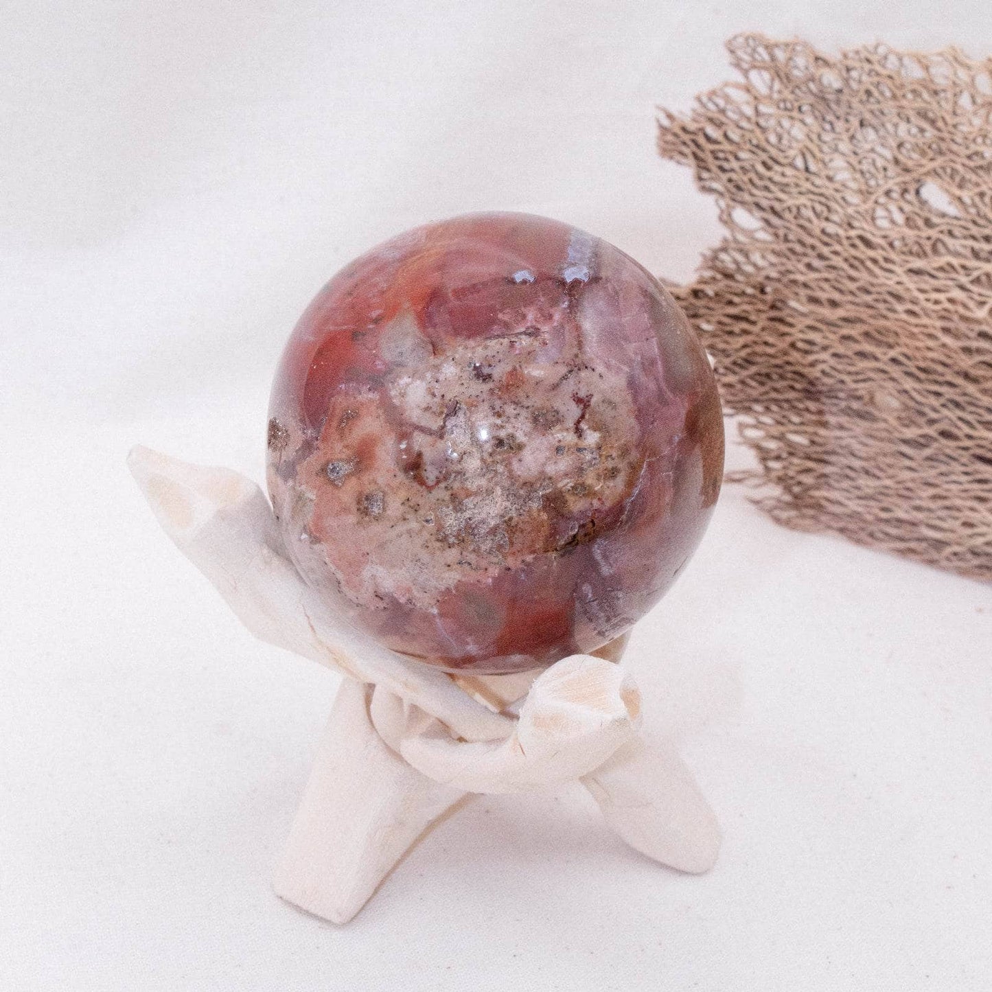Petrified Wood Sphere - AAA Premium Quality