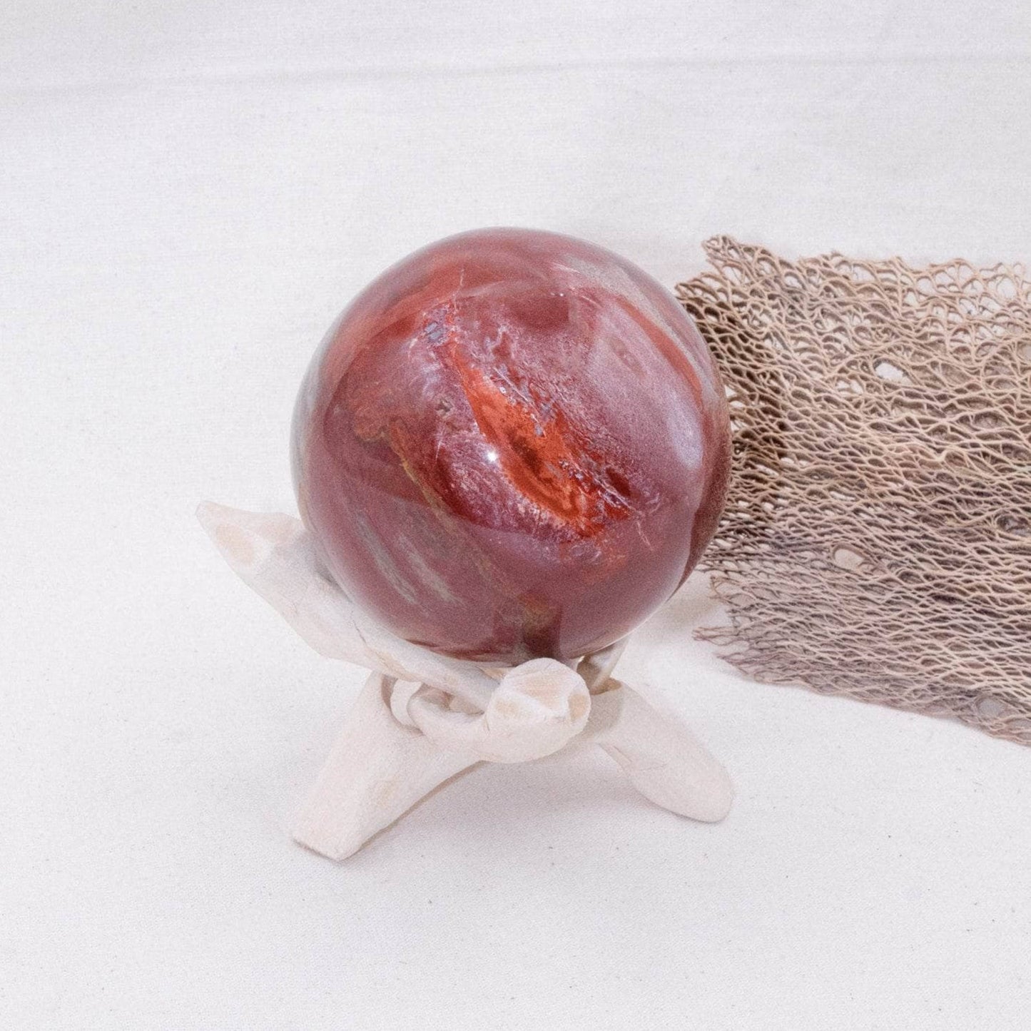 Petrified Wood Sphere - AAA Premium Quality