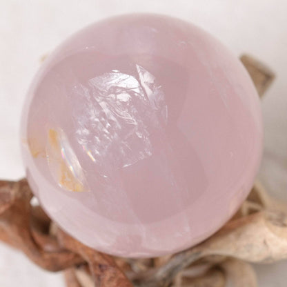 Rose Quartz Sphere - Large - AAA Premium Quality - 1 of a Kind