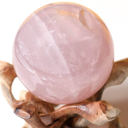 Rose Quartz Sphere - Large - AAA Premium Quality - 1 of a Kind