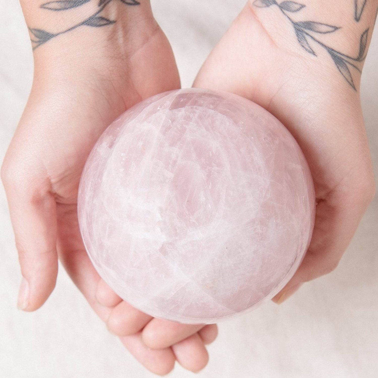 Rose Quartz Sphere - Large - AAA Premium Quality - 1 of a Kind