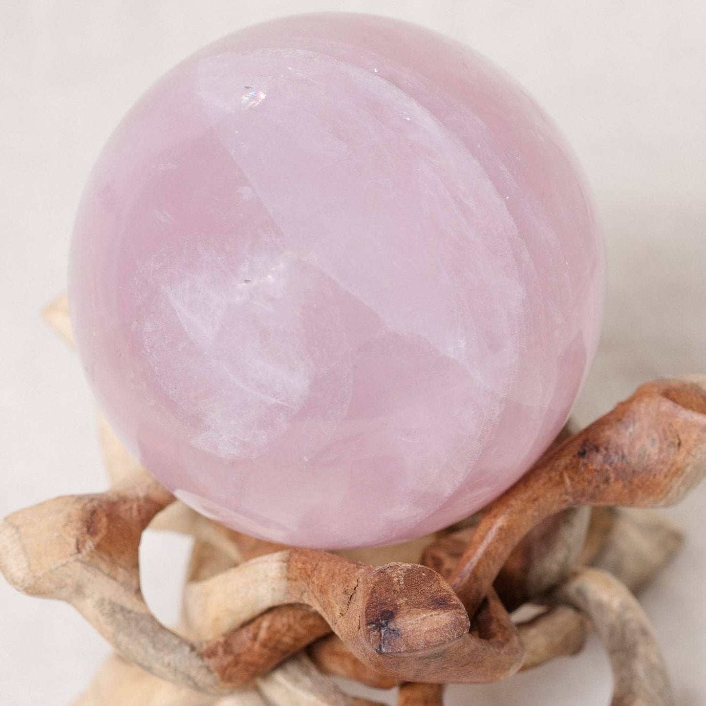 Rose Quartz Sphere - Large - AAA Premium Quality - 1 of a Kind