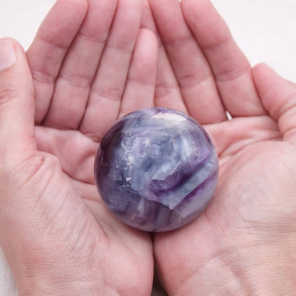 Rare Rainbow Fluorite Spheres - AAA Premium Quality - 1 of a Kind