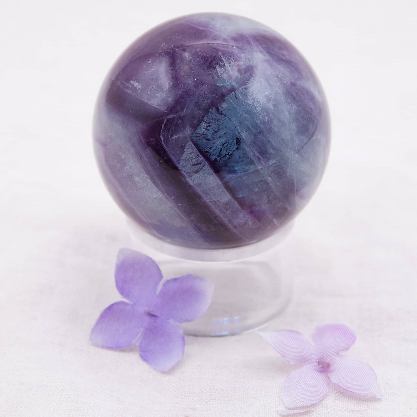Rare Rainbow Fluorite Spheres - AAA Premium Quality - 1 of a Kind