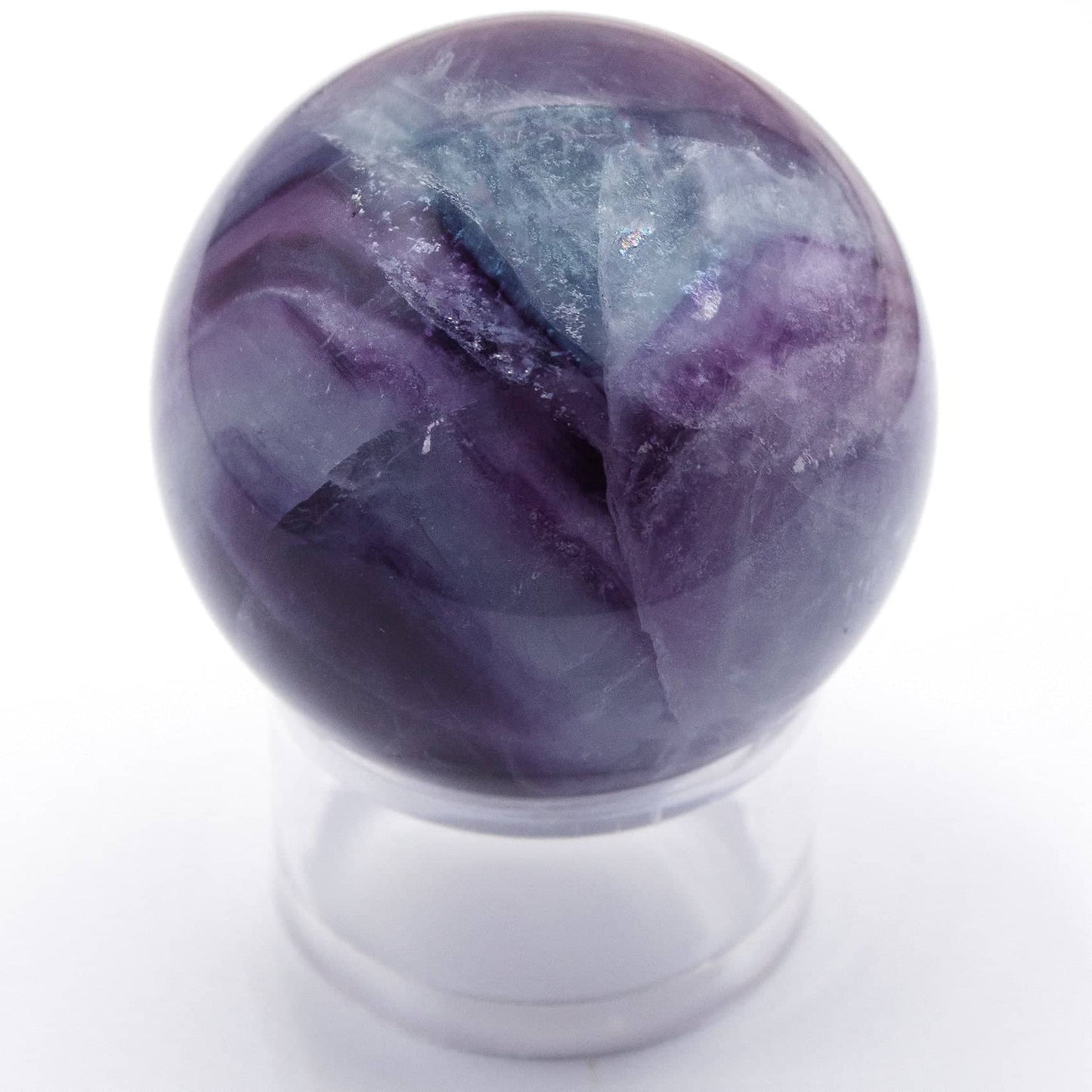 Rare Rainbow Fluorite Spheres - AAA Premium Quality - 1 of a Kind