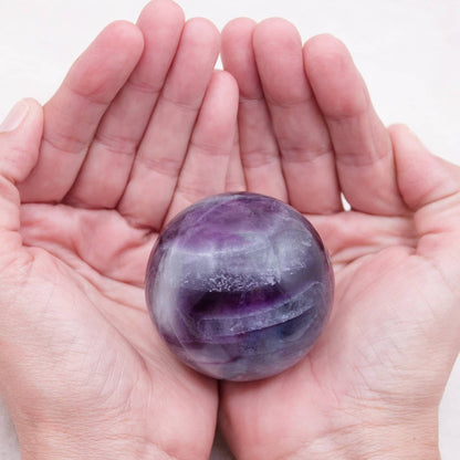 Rare Rainbow Fluorite Spheres - AAA Premium Quality - 1 of a Kind