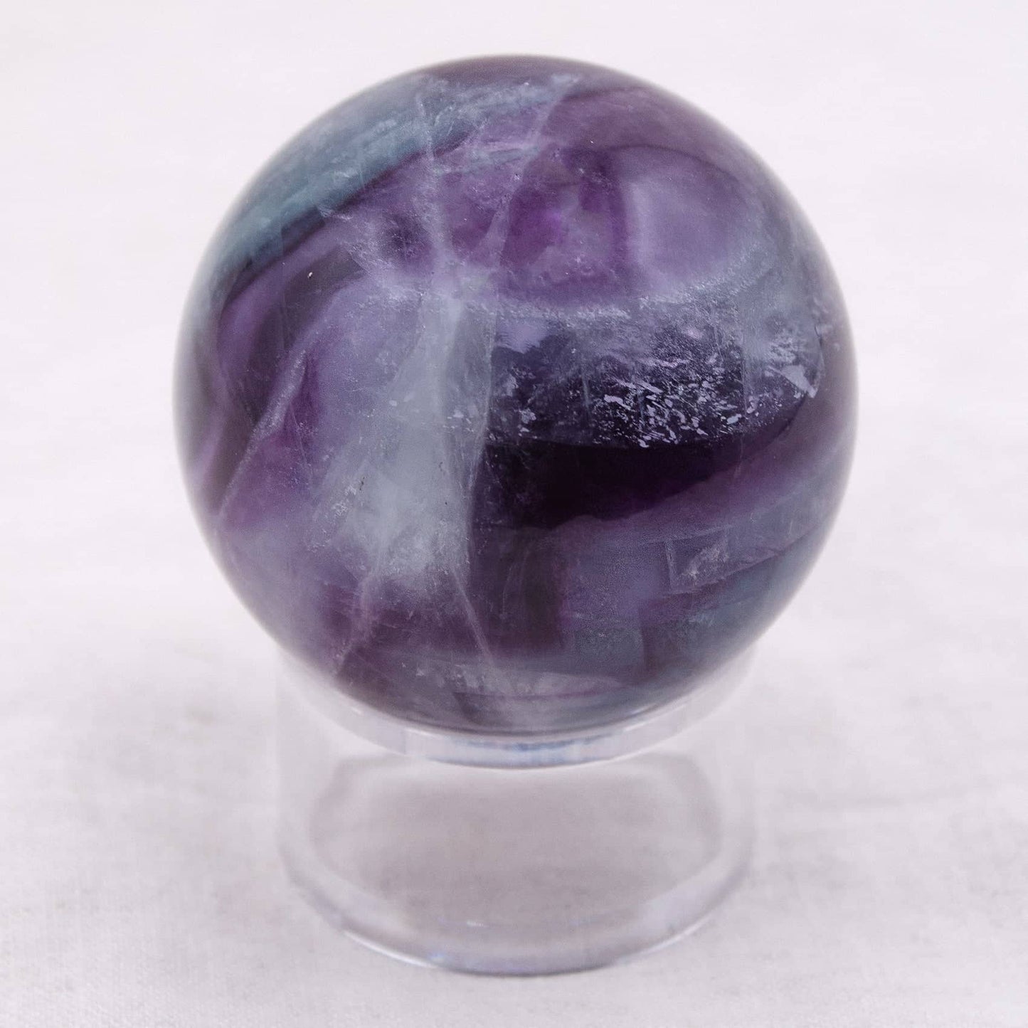 Rare Rainbow Fluorite Spheres - AAA Premium Quality - 1 of a Kind