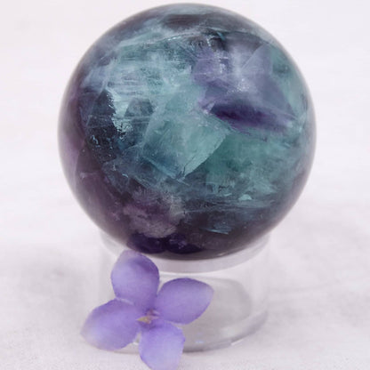 Rare Rainbow Fluorite Spheres - AAA Premium Quality - 1 of a Kind