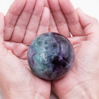 Rare Rainbow Fluorite Spheres - AAA Premium Quality - 1 of a Kind