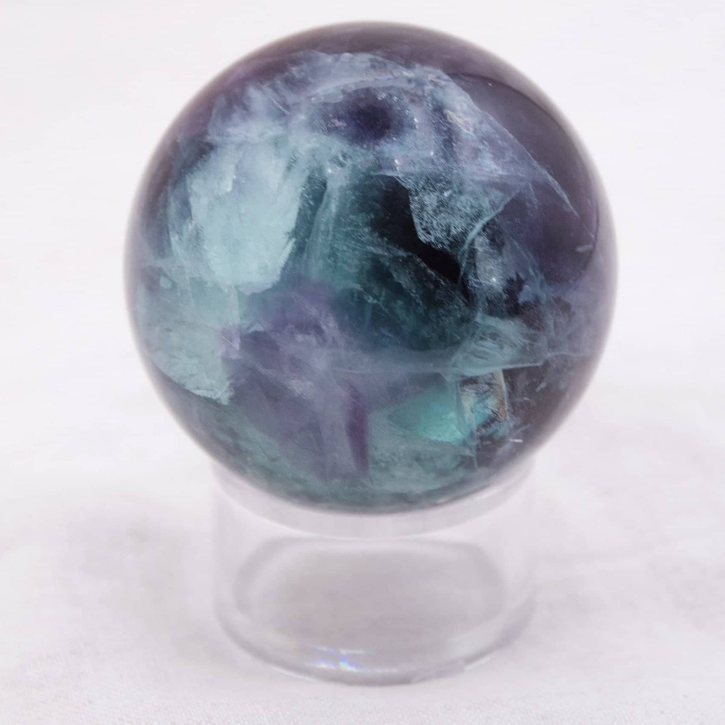 Rare Rainbow Fluorite Spheres - AAA Premium Quality - 1 of a Kind