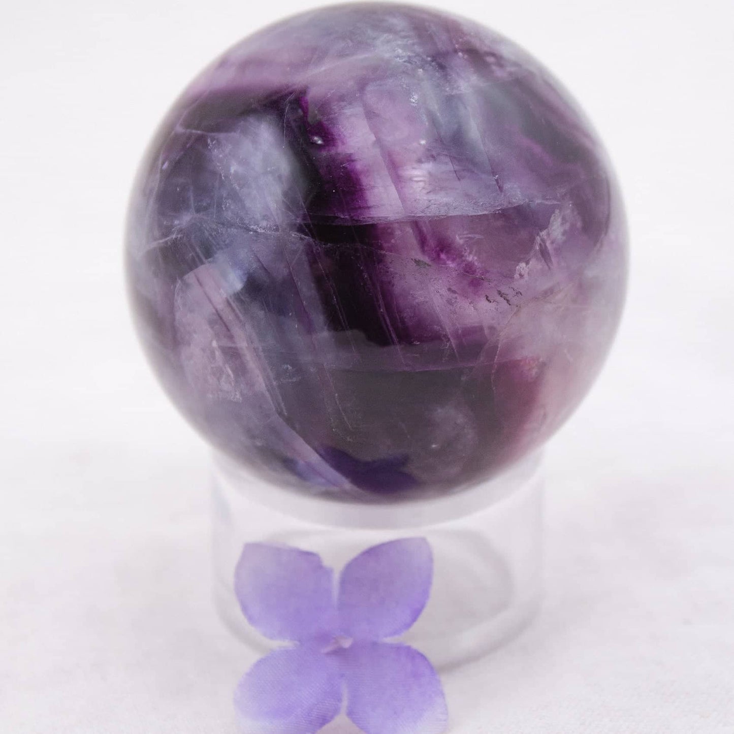 Rare Rainbow Fluorite Spheres - AAA Premium Quality - 1 of a Kind