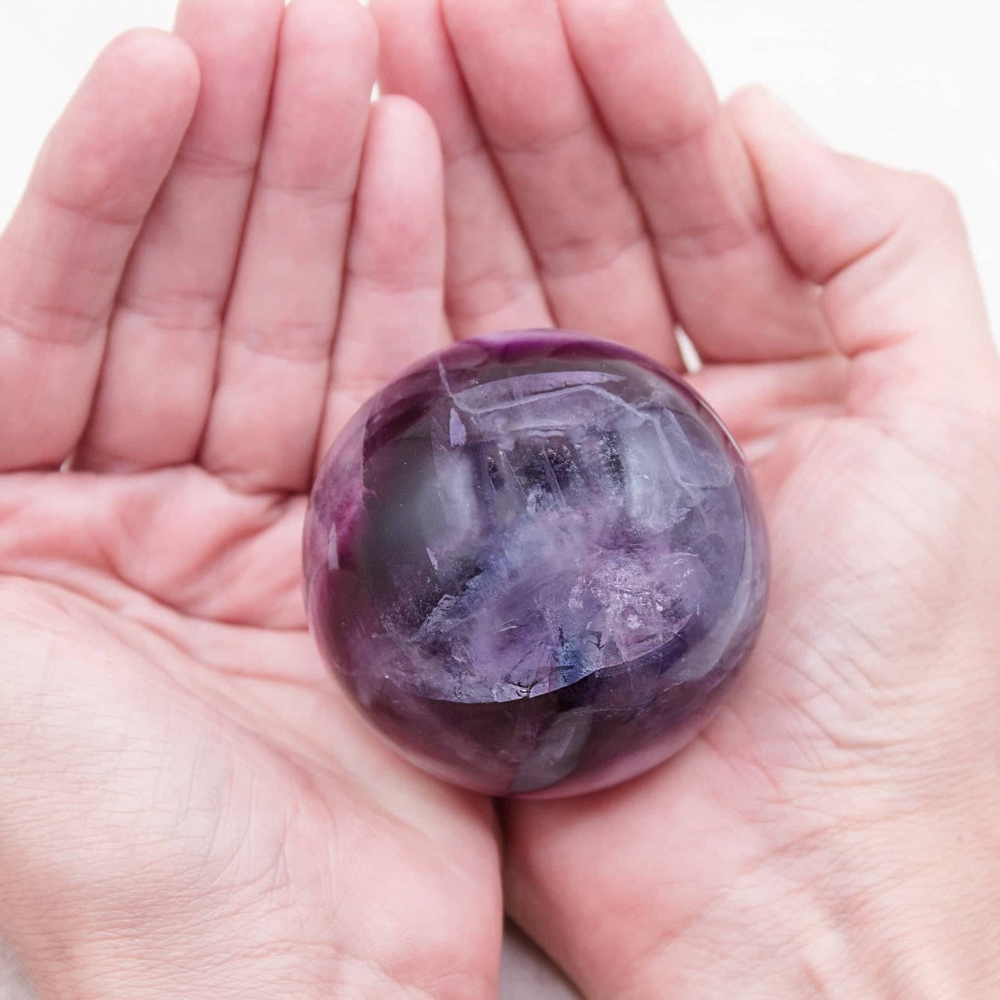 Rare Rainbow Fluorite Spheres - AAA Premium Quality - 1 of a Kind