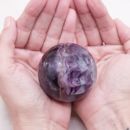 Rare Rainbow Fluorite Spheres - AAA Premium Quality - 1 of a Kind