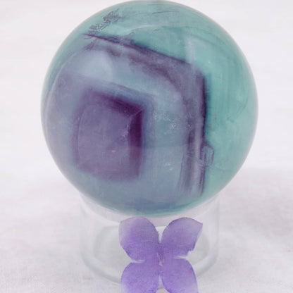 Rare Rainbow Fluorite Spheres - AAA Premium Quality - 1 of a Kind
