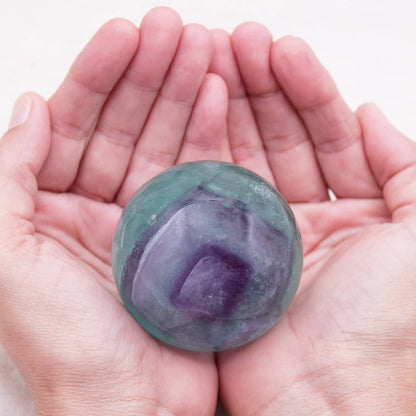 Rare Rainbow Fluorite Spheres - AAA Premium Quality - 1 of a Kind