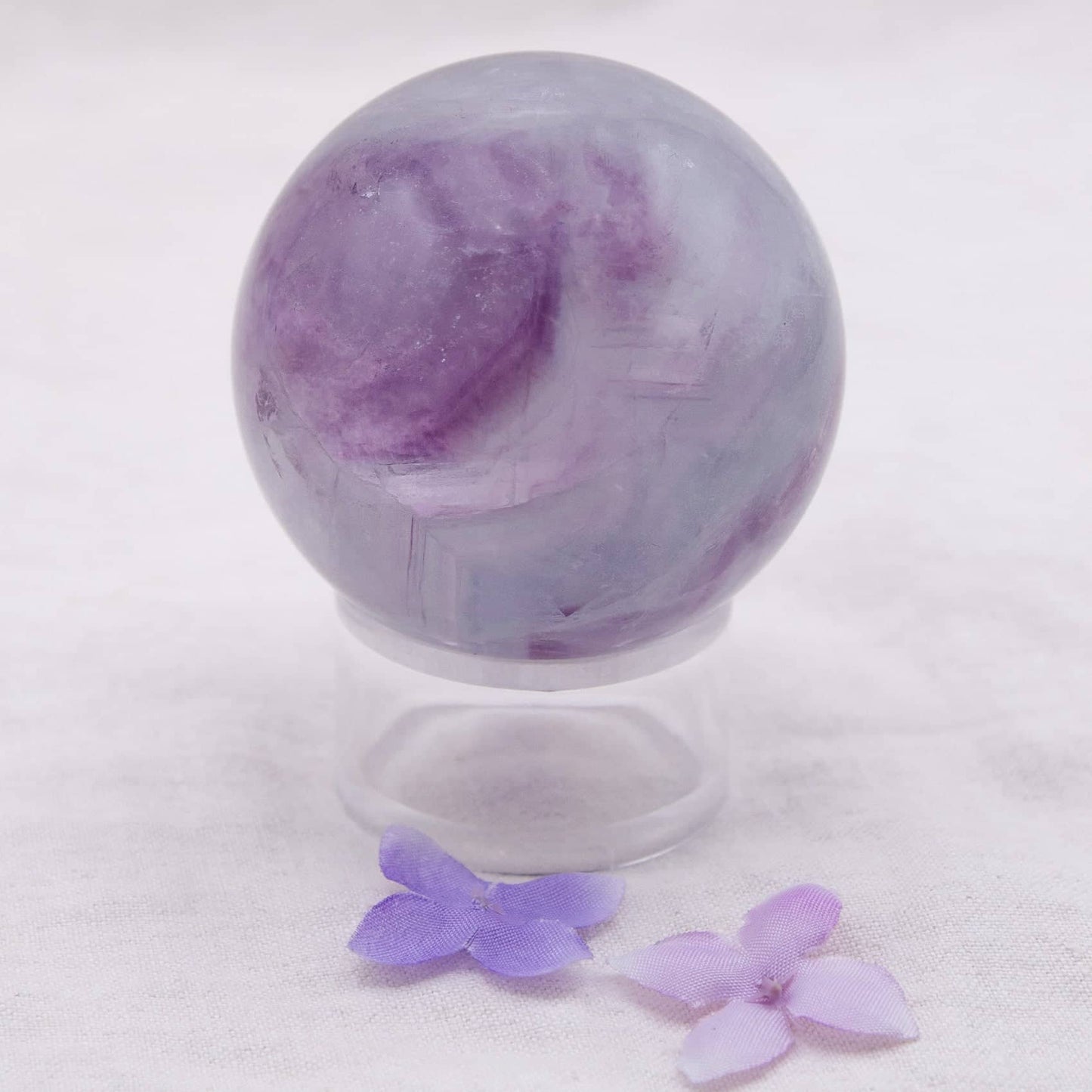 Rare Rainbow Fluorite Spheres - AAA Premium Quality - 1 of a Kind
