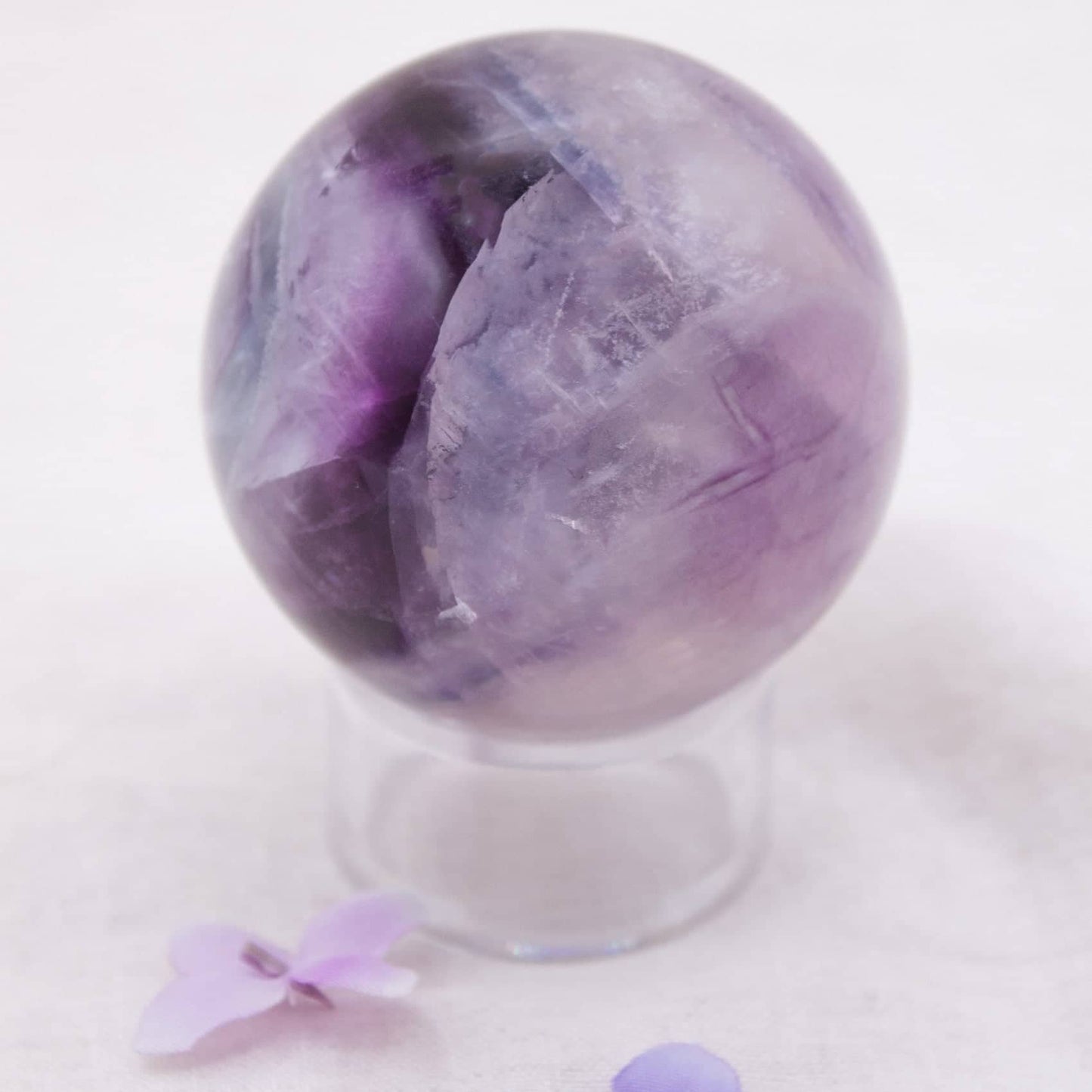 Rare Rainbow Fluorite Spheres - AAA Premium Quality - 1 of a Kind