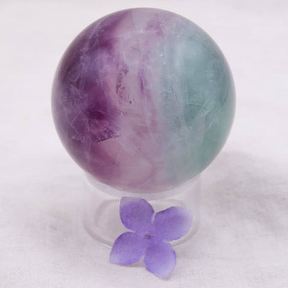 Rare Rainbow Fluorite Spheres - AAA Premium Quality - 1 of a Kind