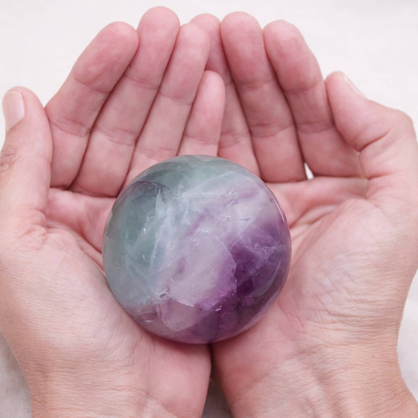 Rare Rainbow Fluorite Spheres - AAA Premium Quality - 1 of a Kind