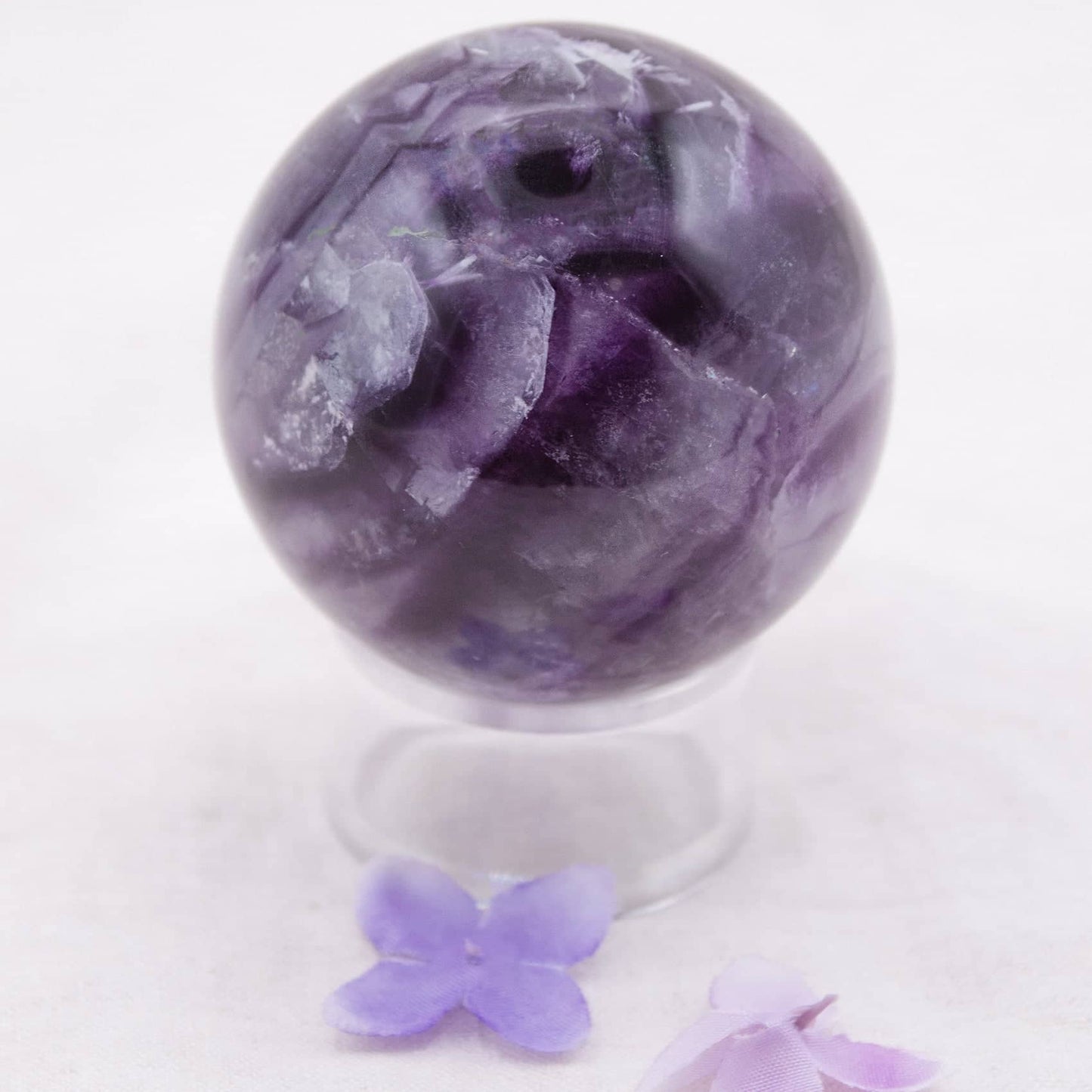 Rare Rainbow Fluorite Spheres - AAA Premium Quality - 1 of a Kind