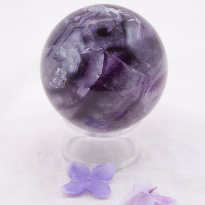 Rare Rainbow Fluorite Spheres - AAA Premium Quality - 1 of a Kind