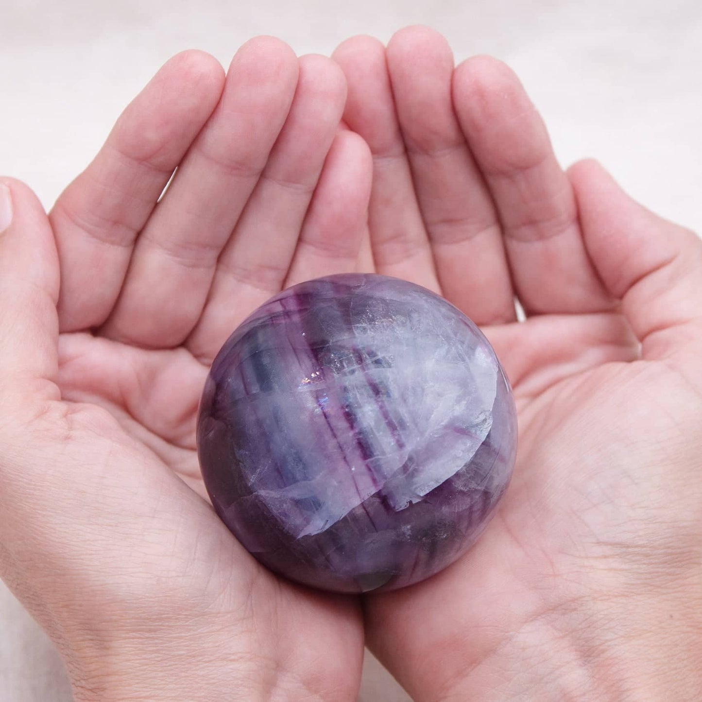 Rare Rainbow Fluorite Spheres - AAA Premium Quality - 1 of a Kind