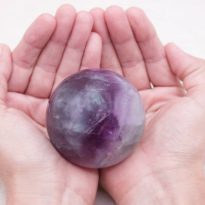 Rare Rainbow Fluorite Spheres - AAA Premium Quality - 1 of a Kind