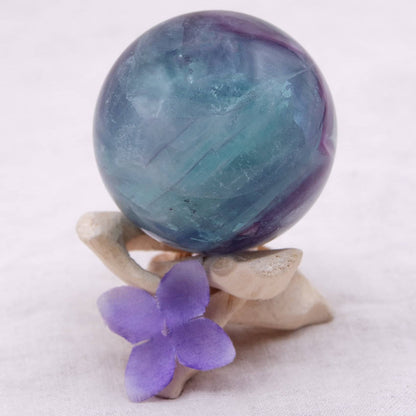 Rare Rainbow Fluorite Spheres - AAA Premium Quality - 1 of a Kind