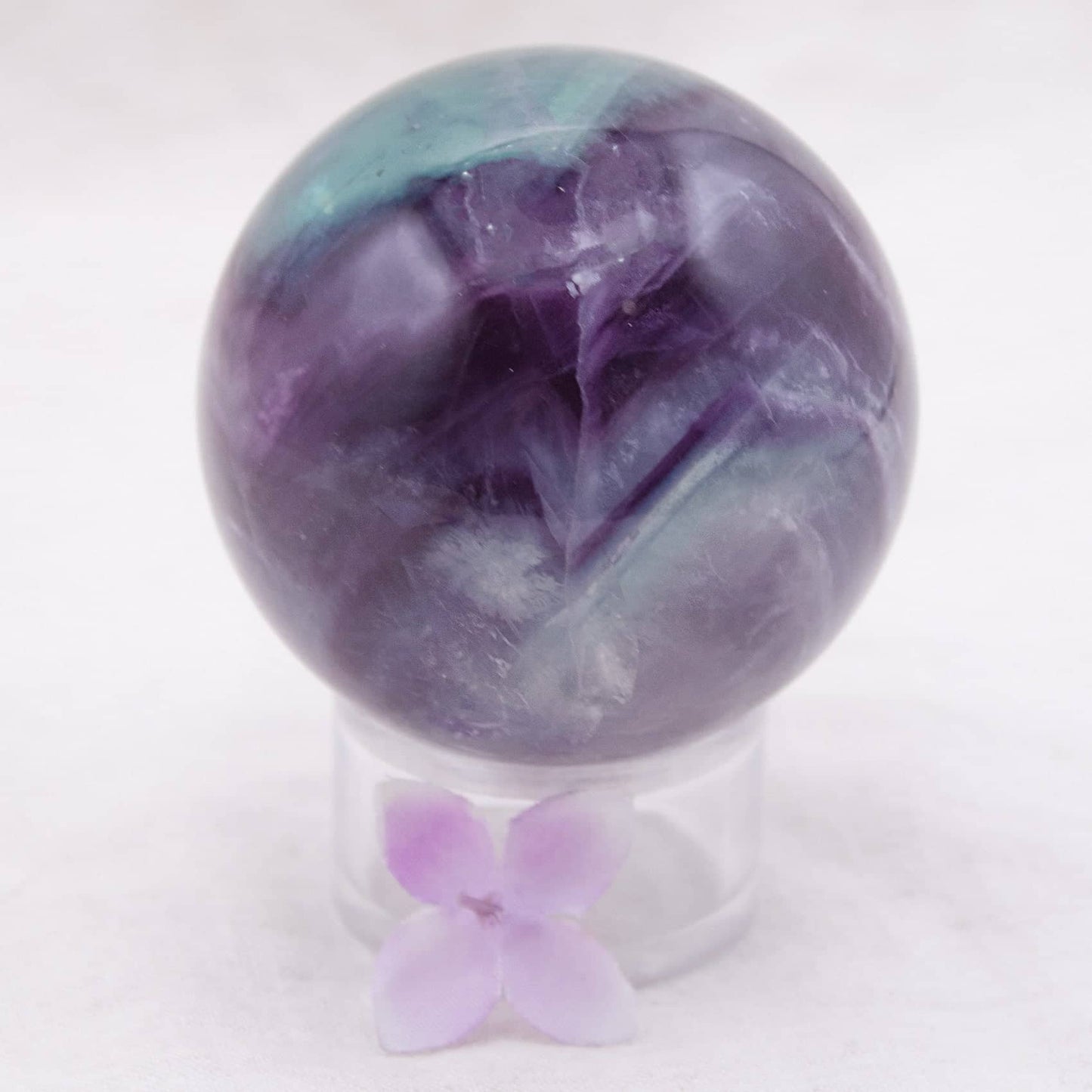 Rare Rainbow Fluorite Spheres - AAA Premium Quality - 1 of a Kind