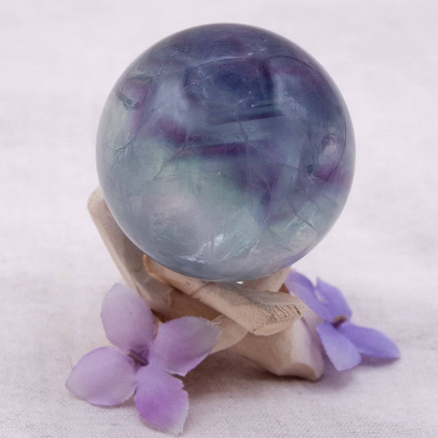 Rare Rainbow Fluorite Spheres - AAA Premium Quality - 1 of a Kind