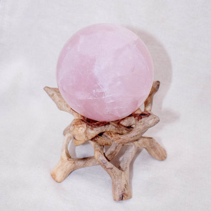 Rose Quartz Sphere - Large - AAA Premium Quality - 1 of a Kind