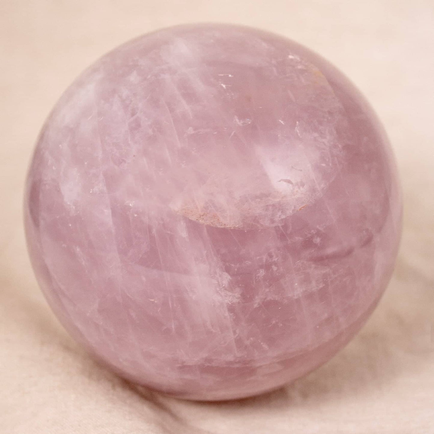 Rose Quartz Sphere - Large - AAA Premium Quality - 1 of a Kind