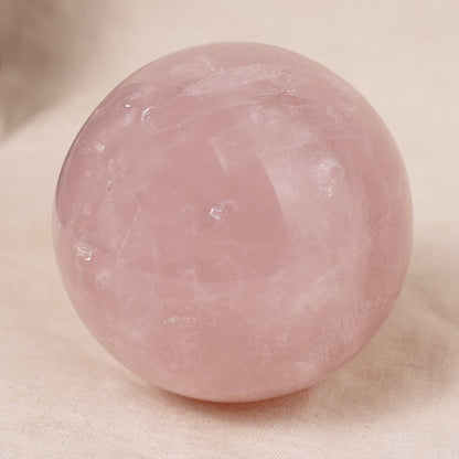 Rose Quartz Sphere - Large - AAA Premium Quality - 1 of a Kind
