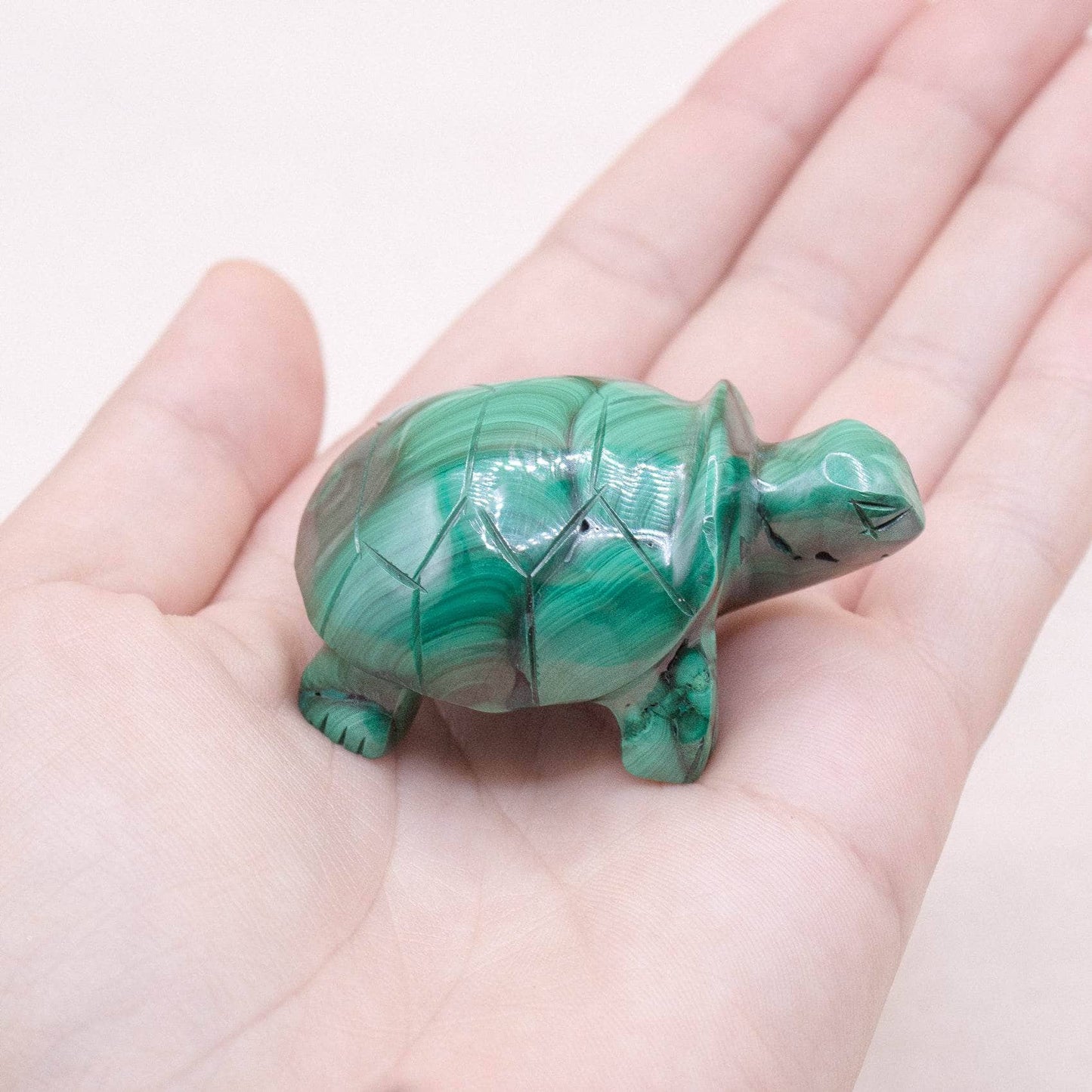 Genuine Malachite Turtles- Hand Carved - 1 of a Kind