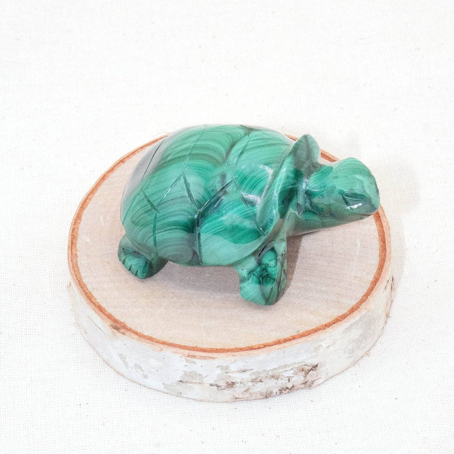Genuine Malachite Turtles- Hand Carved - 1 of a Kind