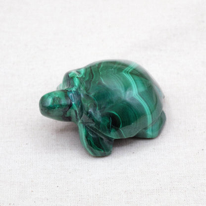 Genuine Malachite Turtles- Hand Carved - 1 of a Kind