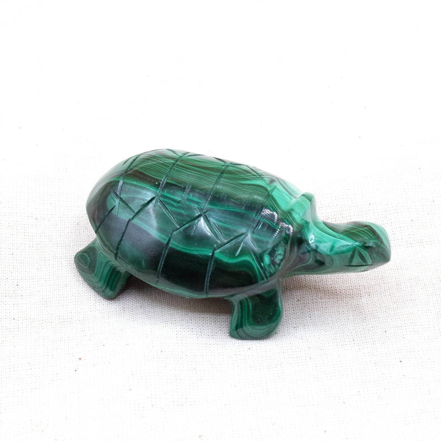 Genuine Malachite Turtles- Hand Carved - 1 of a Kind
